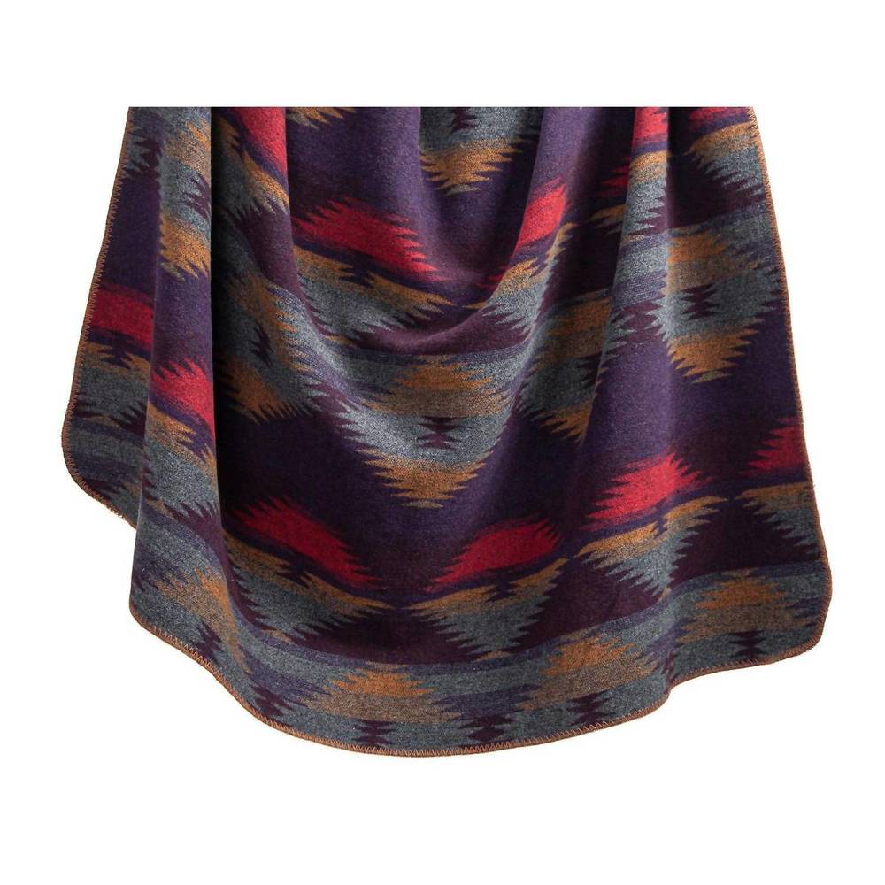 NEW HIEND ACCENTS gila wool blend blanket in multi